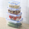 Transparent Sealed Crisper Thickened Refrigerator Storage Box Food Freezer Box Kitchen Grains Square Kitchen Storage Box