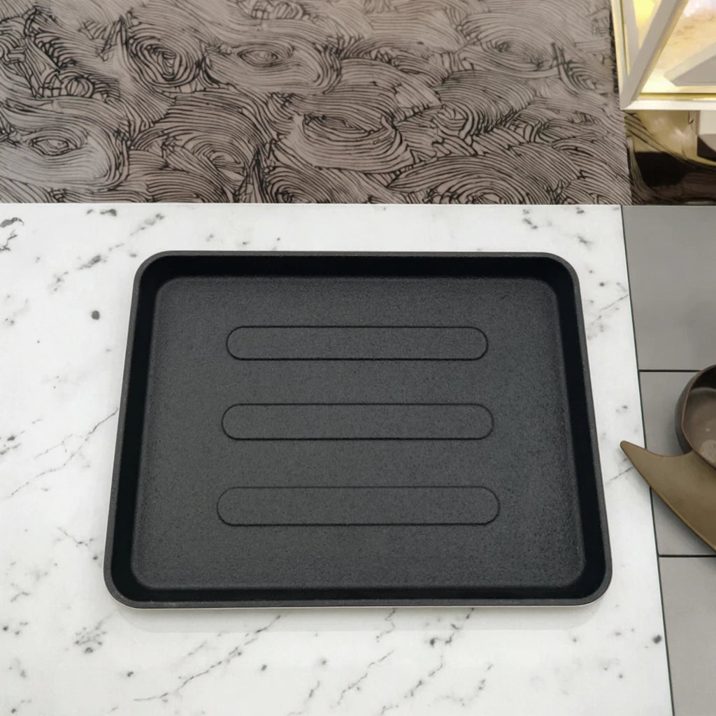 Factory Hot Sale square Cast Iron Steak Grill Pan High Quality Customized Cookware Iron Plate