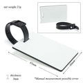 DIY Wood Luggage Bag Label Travel Name ID Address Name Baggage Tag Wooden Blank White Double Sides Sublimation MDF Luggage Tag