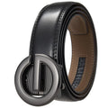 LQbelt New G Buckle Cow Leather Belt Men Genuine Belt Automatic Buckle Ratchet Belts for Man Factory Custom OEM
