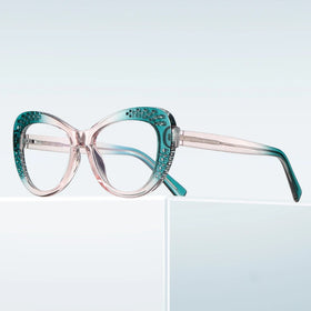 Wholesale Women Eyeglasses Frame Custom Logo TR90 Optical Glasses Frame Eyewear
