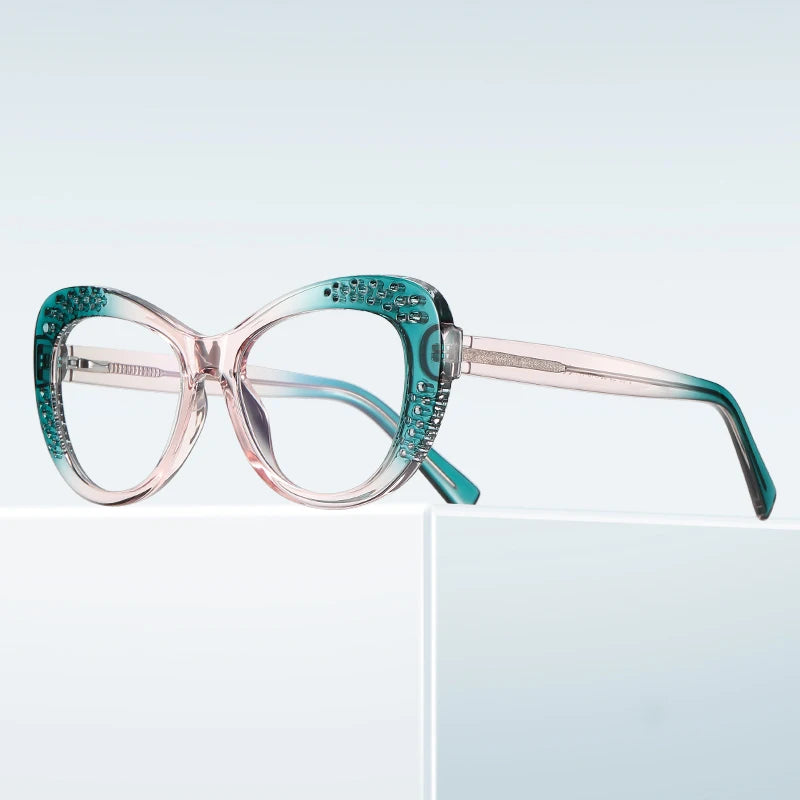 Wholesale Women Eyeglasses Frame Custom Logo TR90 Optical Glasses Frame Eyewear
