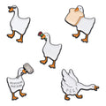 Goose Game Enamel Pins Custom Mess With the Honk You Get the Bonk Brooches Lapel Badges Cartoon Animal Jewelry Gift for Friends