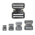 Dual Adjustable 39mm Tactical Metal Quick Release Buckle Custom Belt Buckle With Logo 1.5 Inch Metal Quick Release Buckle