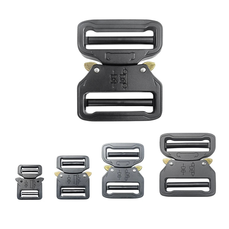 Dual Adjustable 39mm Tactical Metal Quick Release Buckle Custom Belt Buckle With Logo 1.5 Inch Metal Quick Release Buckle