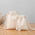 High Quality Custom Size Sublimation Blanks Drawstring Gift Bag Canvas Drawstring Bag