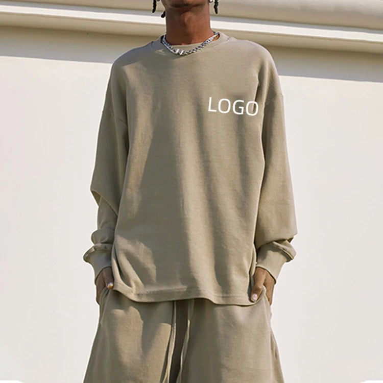 K220169 Unisex Jogging Suit Mens Womens Track Suit Casual Two Pieces Short Set for Men Sweatpants and Hoodie Set