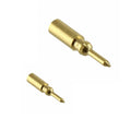 Custom Cotter Pin Brass(cu60zn40) Electrical Brass Plug Pin Replacement Bnc Crimp Connectors