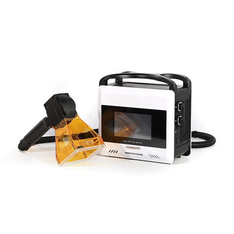 828LB-II 20W Portable High Precision Laser Engraver Fiber Optic Handheld Marking Machine for Metal