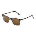Best Selling Classic Luxury Brand Eyewear Custom Half Rim Vintage Titanium Rectangular Sunglasses