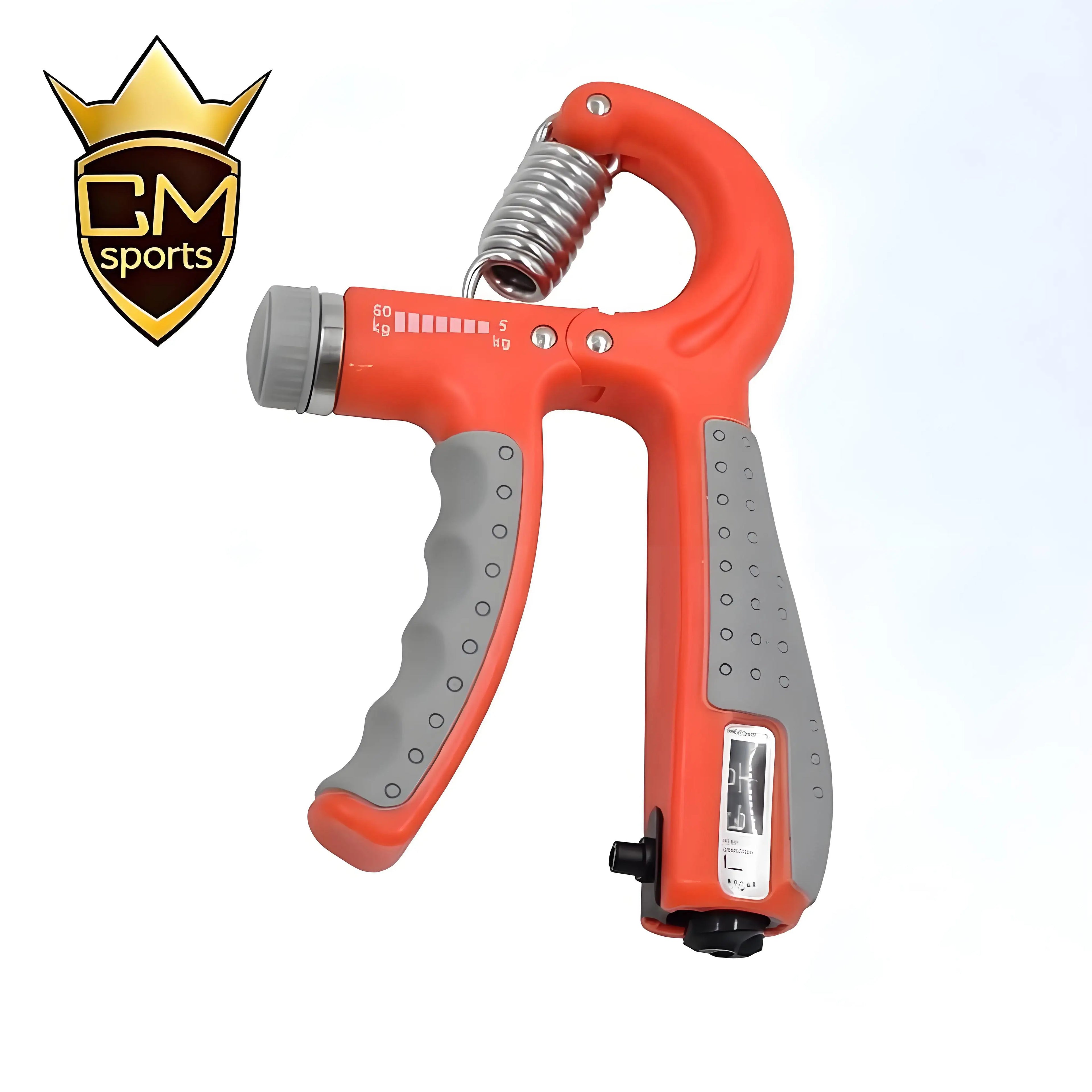 CHEGNMO SPORTS 5-60kg Factory Price Finger Training Hand Grip Strengthener Forarm Trainer Adjustable Hand Gripper with Counter