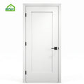 Custom Modern Composite Wooden HDF Door Waterproof Manual Opening Entry for Interior Home Apartment Hotel Villa Resort Partition