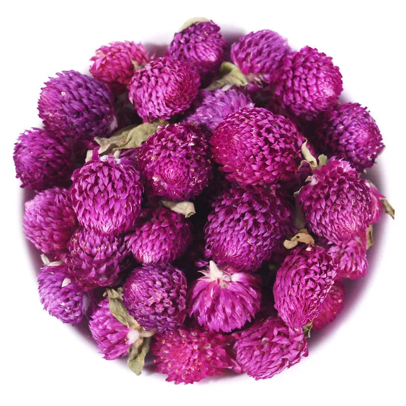 Qian Ri Hong Red Gomphrena Flower Natural Whole Dried Gomphrena Globosa Flowers with Red Color