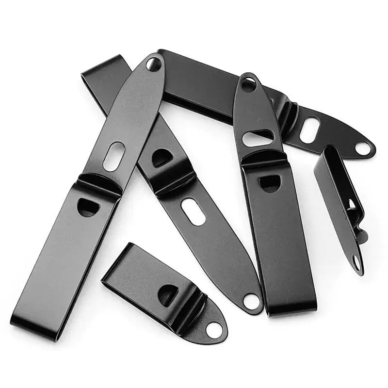 Stainless Steel IWB Holster Belt Clip - Universal Sheath/Holster - IWB - 2 Hole Kydex Clips