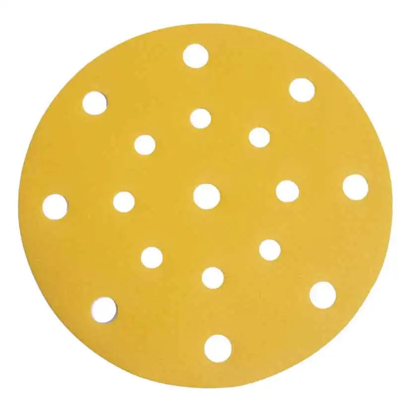 Dry Sanding Paper 6 Inch 17 Hole Disc Flocking Sandpaper Circular air Mill Paint Polishing and Polishing Disc