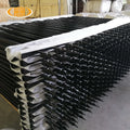 Hot Sale Widely Used Black Powder Coated Durable Steel Yard Iron Fencing for Boundary Wall