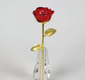 DIY Romantic Valentine's Day gift Crystal handicraft display Exquisite Crystal Red Roses