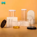 Top Selling Luxury Durable PET Plastic Jars Storage Design Multi-purpose Eye Cream Skin Care Plastic Jars for Storage