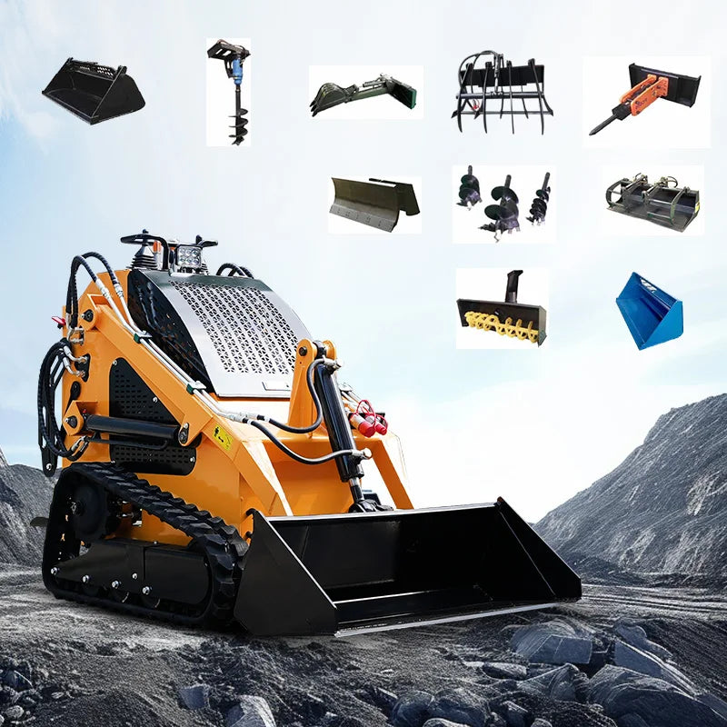 Hot Sale Mini Skid Steer Loader and Agricultural Mini Skid Steer Loader
