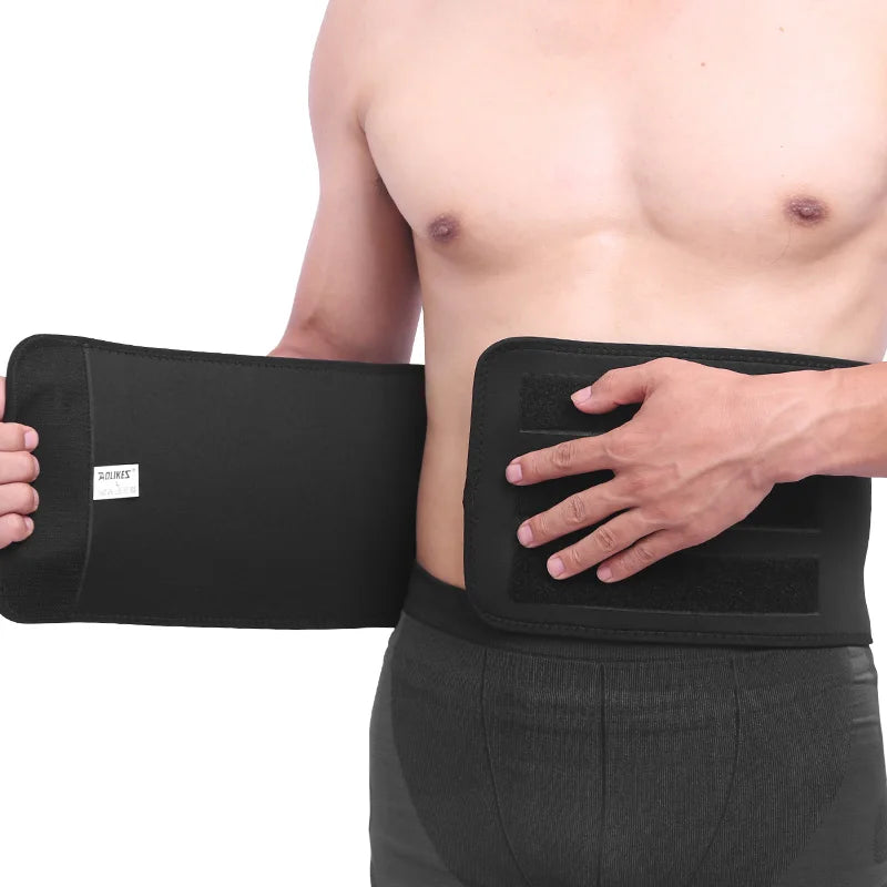 Aolikes Neoprene Back Lumbar Waist Support Adjustable Custom Gym Lower Waist Protectors for Fitness and Sports