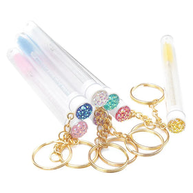 Diamond Transparent Brush Tubes Spoolies Mascara Wand Tube Eyelash Brush Tube Eyebrow Applicator Cosmetic Makeup Tool