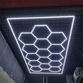 240x480cm Hexagonal LED Light for Garage Workshop Industrial Lighting