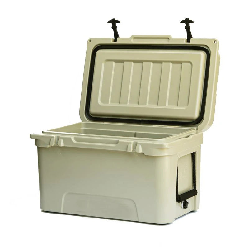 ODM Heavy Duty 45QT Rotomolded Hard Ice Chest Cooler Box PE Insulation for Food Storage