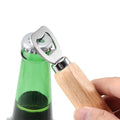 Custom Laser Engraving Wood Opener Blank Personalized Logo Keychain Gift Wooden Handle Bottle Opener