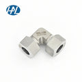 Single Ferrule Compression Union Elbow Stainless Steel 316 Forged Hydraulic Fitting Instrumentation Systems Polished Hose