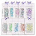 3D Nail Art Accessories Supplies DIY Colorful Nails Charm Decoration Crystal Flat Nail Rhinestones