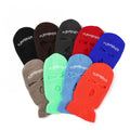 2025 New Design Winter Thermal Three-Hole Skimask Ski Mask Knitted Hat Men and Women Warm Full Face Cover Balaclava