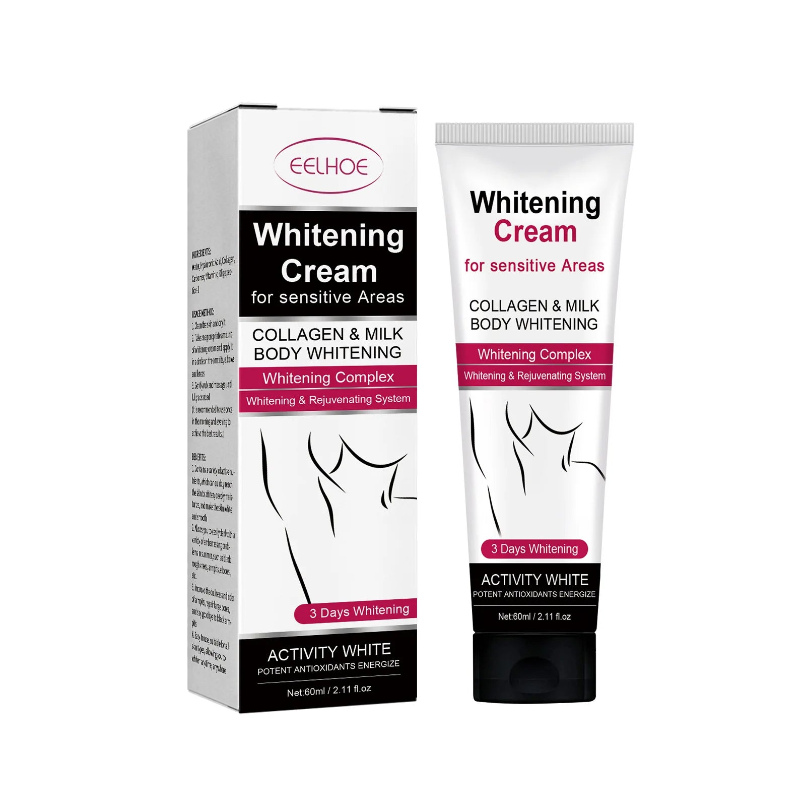 PRIVATE LABEL EELHOE Underarm  Moisturizing and Rejuvenating Underarm Joint Melanin Whitening Repair Cream