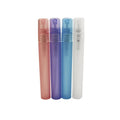 High Quality  5ml 8ml 10ml  Mini Frosted pink Purple Plastic Pen Type Refillable Atomizer Perfume Spray Bottle Manufacturer
