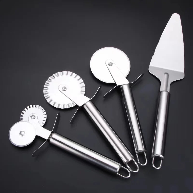 Wholesale Pizza Cutter Multi-functional Stainless Steel Wheel Blade Cheese Slicer Pizza Cutter Wheel