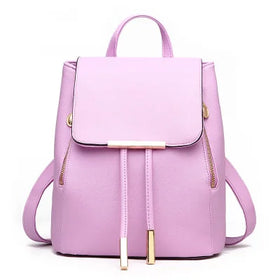 Custom Ladies Elegant Luxury Backpack for Women Pu Casual Sports Backpack
