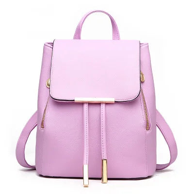 Custom Ladies Elegant Luxury Backpack for Women Pu Casual Sports Backpack