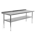 Stainless Steel Work Table Disassembly and Assembly of Double-layer Workbench Kitchen Working Table