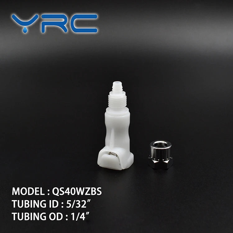 Factory Price YRC Shaft Fuel Coupling Quick Release Fitting 5/32" 316 Stainless Steel Spring Valved Female