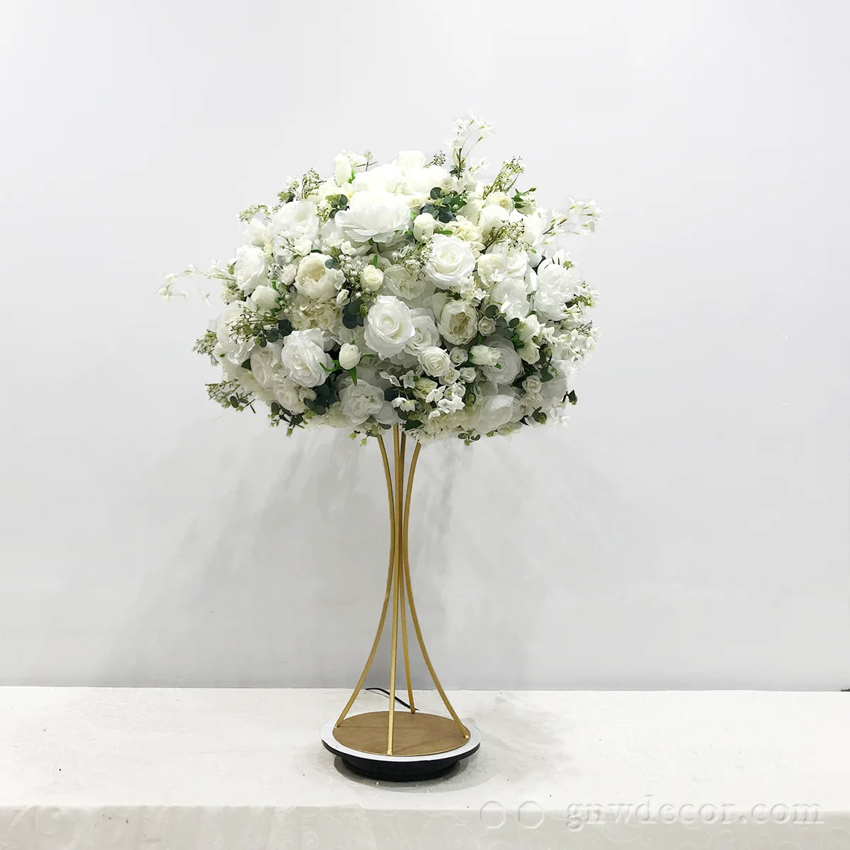 GNW  Real Touch Orchid Bouquet Silk Valentine Rose Centerpieces Marriage Floral Arrangements Artificial Flower Balls
