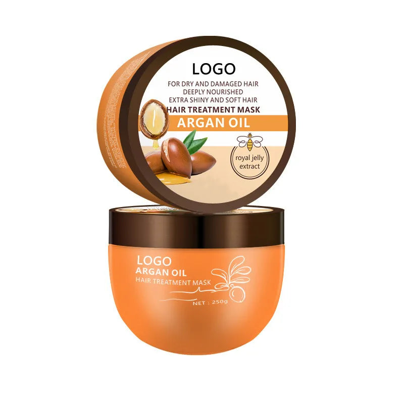 FATAZEN Private Label Argan Oil Hair Treatment Mask for Dry and Damaged Hair Royal Jelly Extract Deep Nourishing Hair Mask