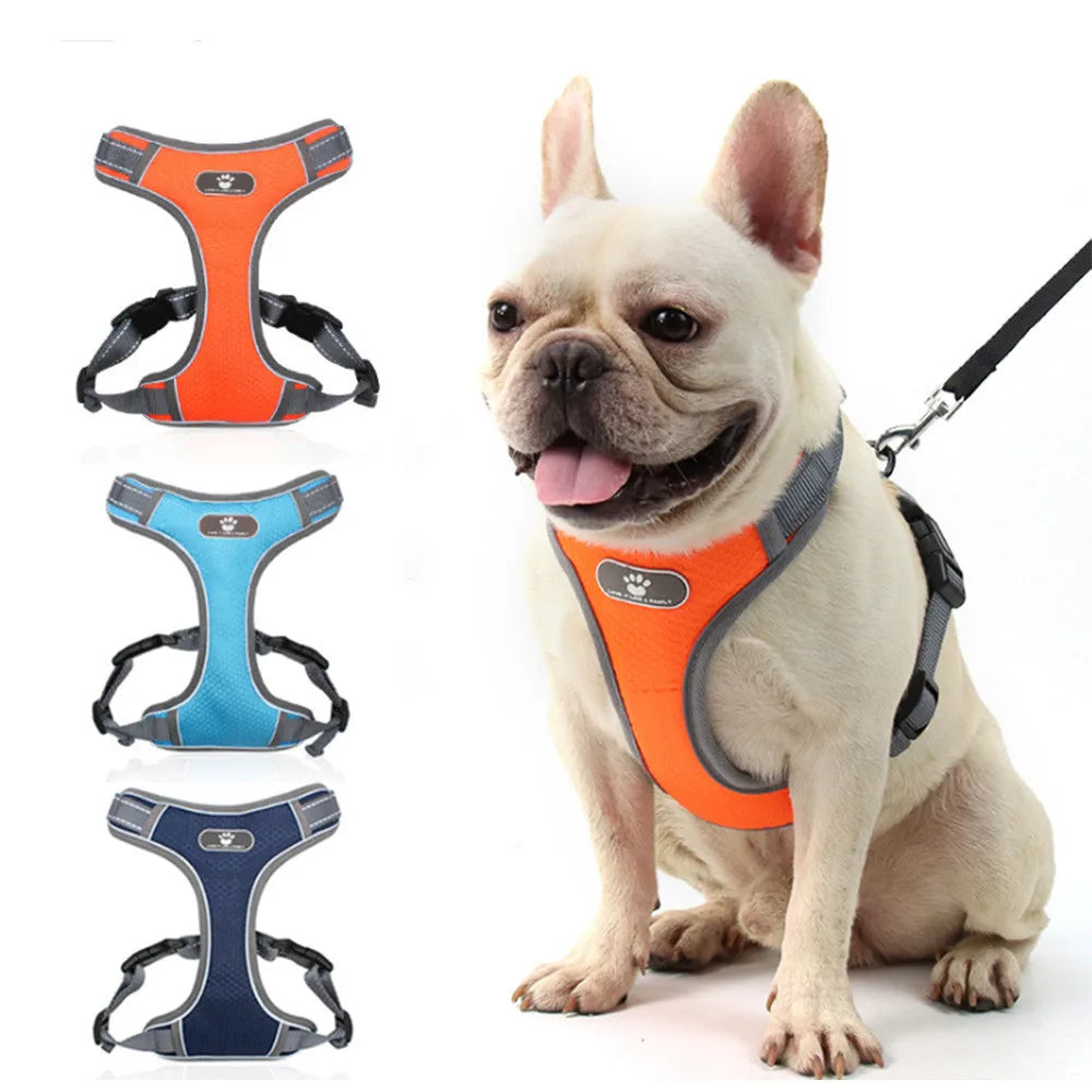Wholesale Hot Reflective Breathable High Quality Dog Harness for Big Dog