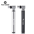 WEST BIKING Portable High Pressure Bike Pump Cycling Hand Air Pump Ball Tire Inflator Mini Bicycle Hand Pump MTB Bike Tyre Patch