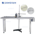 ZONESUN Inkjet Printer Conveyer Conveying Table Band Carrier Sorting Workbench PVC Belt Conveyor Bottle Box Bag Sticker Conveyor