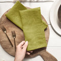 Custom Hemstitch Christmas Wedding Hotel Restaurant Party Linen 45x45cm Table Dinner Napkin