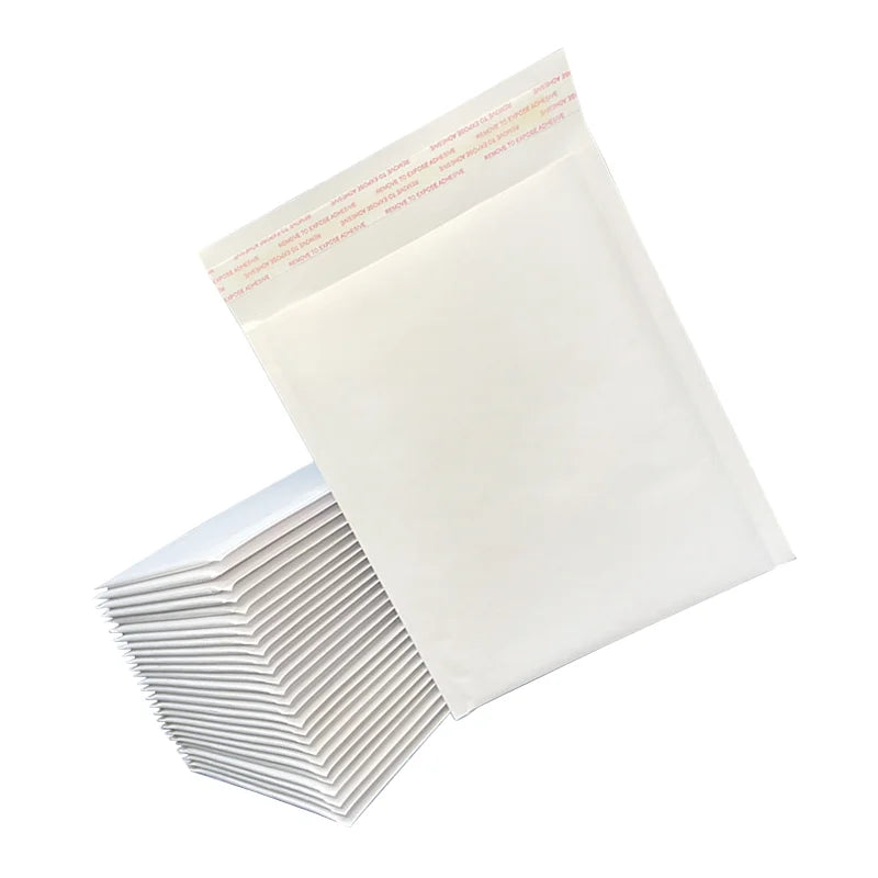 Factory Wholesale White Padded Kraft Shipping Envelope Eco Friendly Paper Bubble Mailer