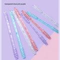 A4 A5 B5 20 26 30 Holes Plastic Simple Design Creative Loose Leaf Binder Rings for Notebook Planners Promotional Office Products