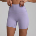 Quick Dry Gym Fitness Sports Shorts Breathable High Waist V Back Tummy Control Scrunch Butt Sportwear Yoga Shorts for Women