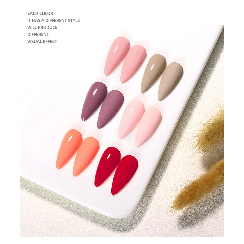JTING Free Sample Private Label Wholesale Color Soak Off Uv Gel Color Nail Polish LED Lamp OEM Gel Nail Polish Set