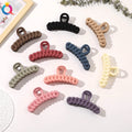 Matte Chain Style Hair Claw Clip Hot Sale Solid Color Hair Jaw Claw Hair Accessories