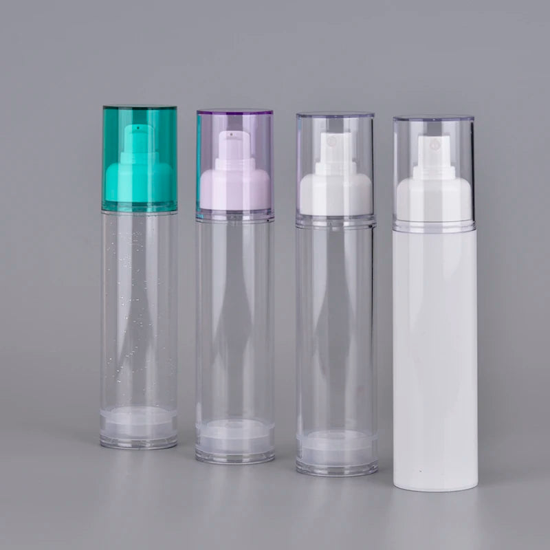 Wholesale Cosmetic Container 150ml  Manufacture Plastic Airless Pump Bottle Serum Lotion Pump Dispenser Vacuum Airless Bottle